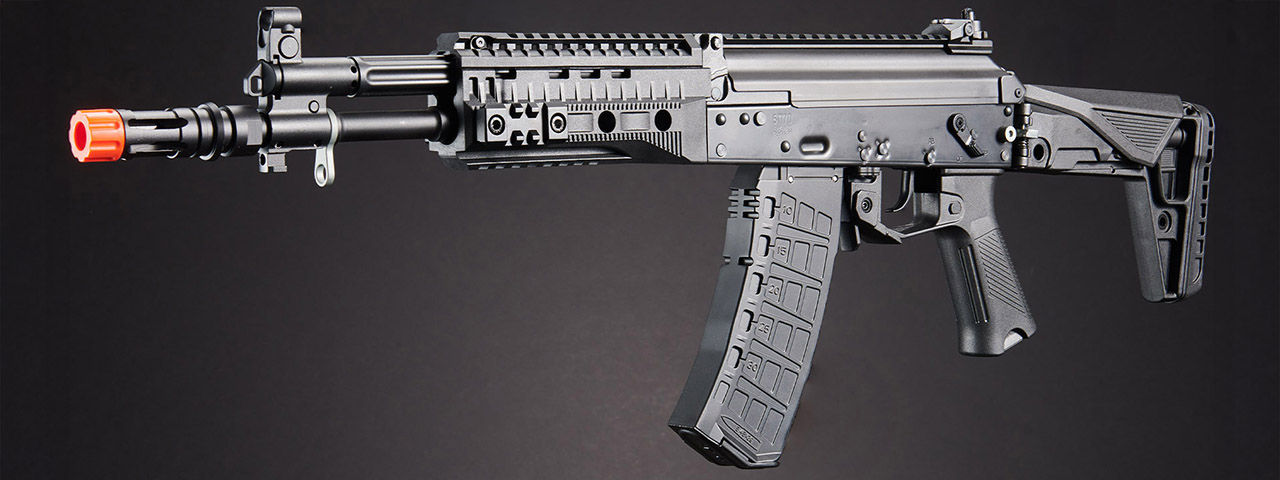 WELL Pro AK-12 Assault Gas Blowback Airsoft Rifle - (Black)