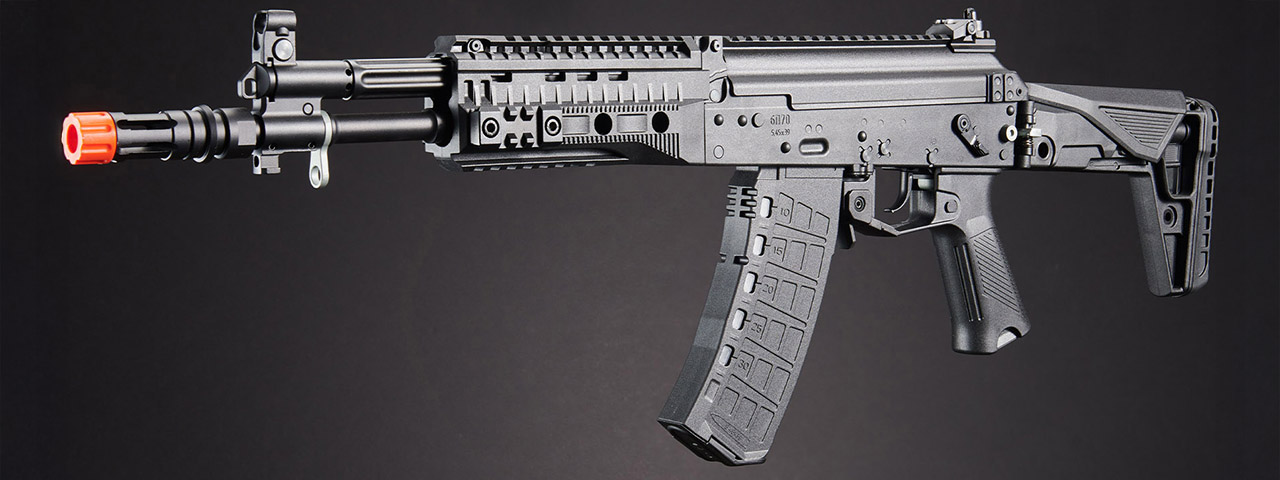 Well Pro AK-12 High ROF Assault AEG Airsoft Rifle w/ ETU - (Black)