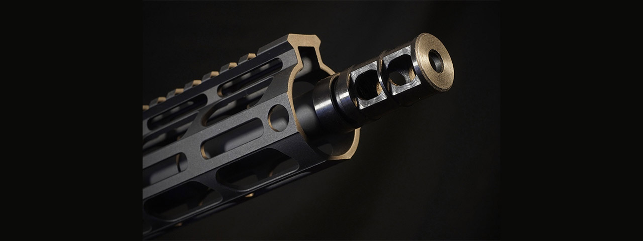 Wolverine Airsoft MTW Forged Series 10" Rail Length w/ SI Trim - (Black)