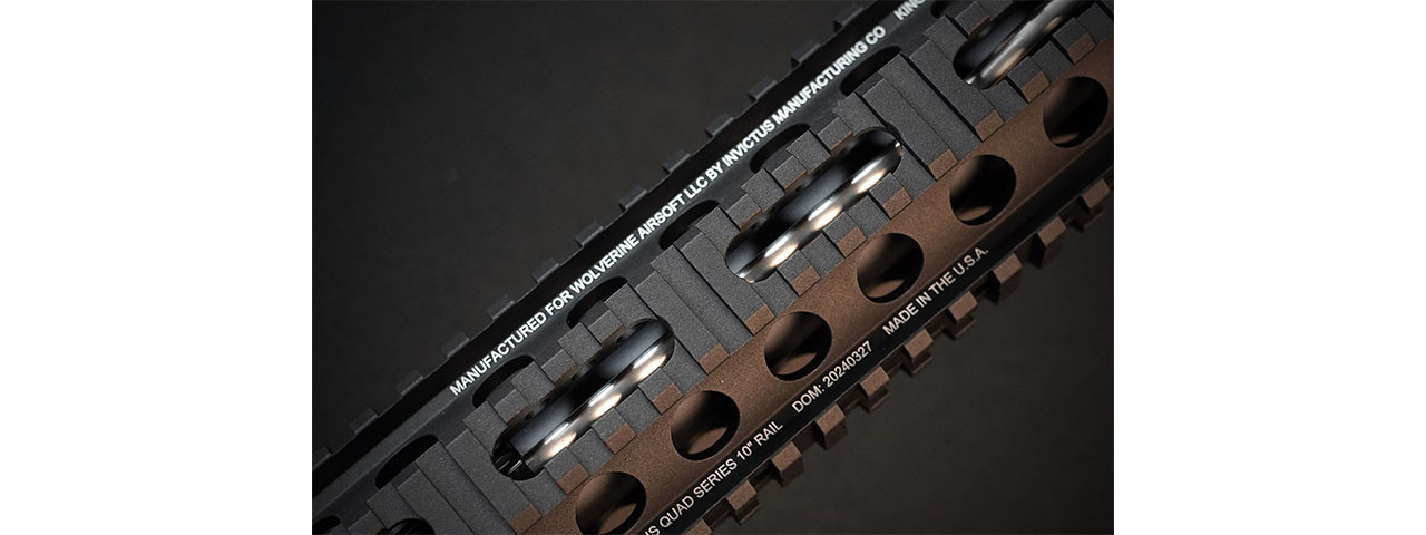 Wolverine Airsoft MTW Forged Series Tactical XBR 10" SBR HPA M4 Airsoft Rifle - (Black)