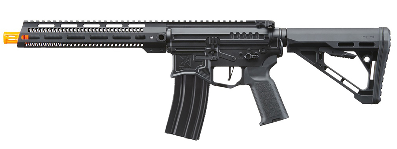 Zion Arms R15 Mod 1 Long Rail Airsoft Rifle with Delta Stock (Color: Black)