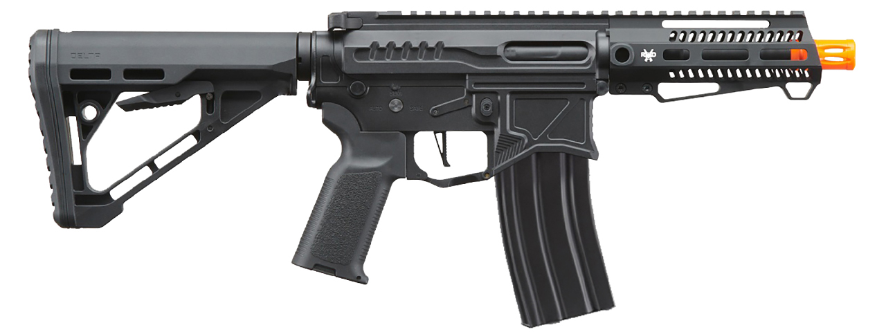 Zion Arms R15 Mod 1 Short Barrel Airsoft Rifle with Delta Stock (Color: Black)