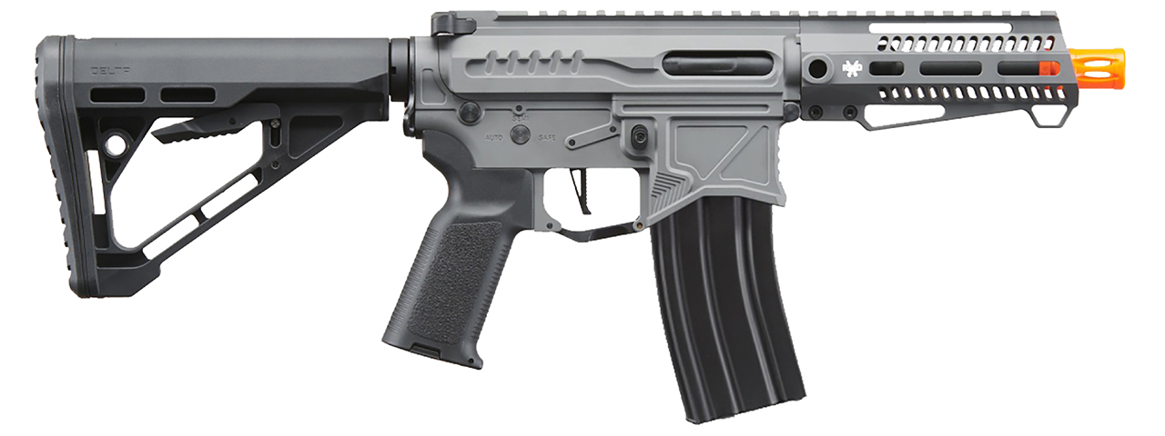 Zion Arms R15 Mod 1 Short Barrel Airsoft Rifle with Delta Stock (Color: Grey)