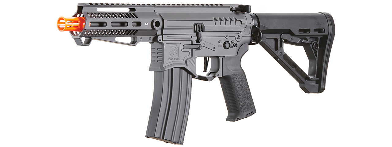 Zion Arms R15 Mod 1 Short Barrel Airsoft Rifle with Delta Stock (Color: Grey)