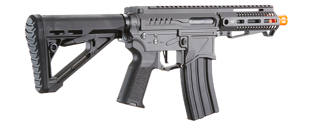 Zion Arms R15 Mod 1 Short Barrel Airsoft Rifle with Delta Stock (Color: Grey)