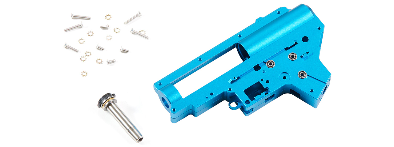 Gearbox Shell Set Version 2 QD CNC Aluminum 7075 ZC Leopard (M-162A)