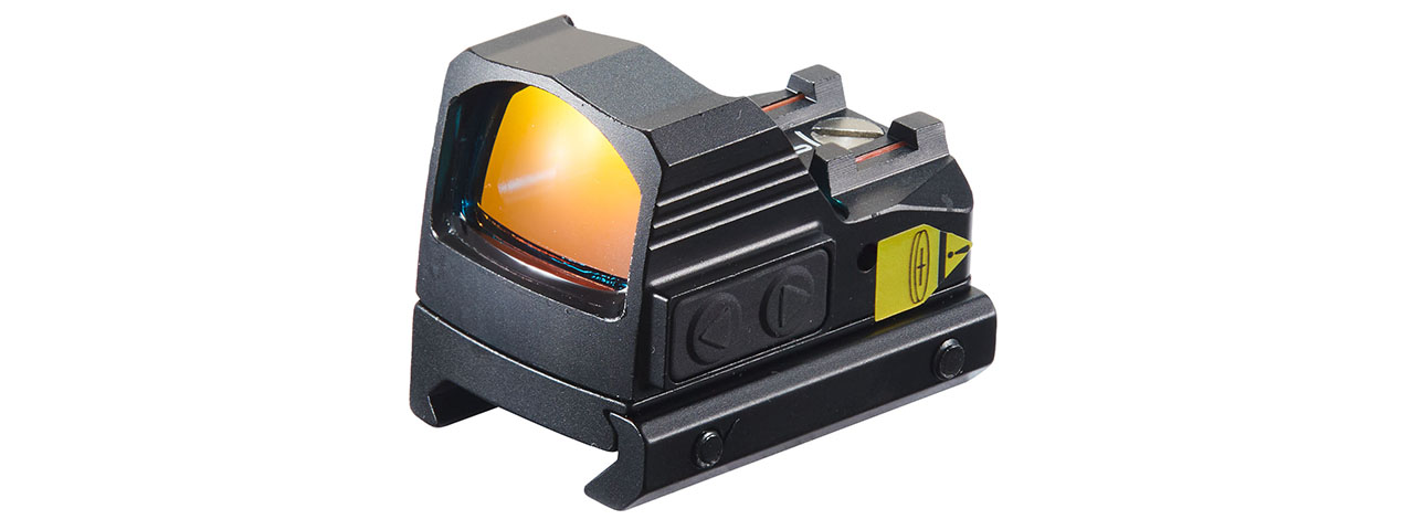 Lancer Tactical Mini Red Dot Sight w/ Red Reticle and Picatinny Mount